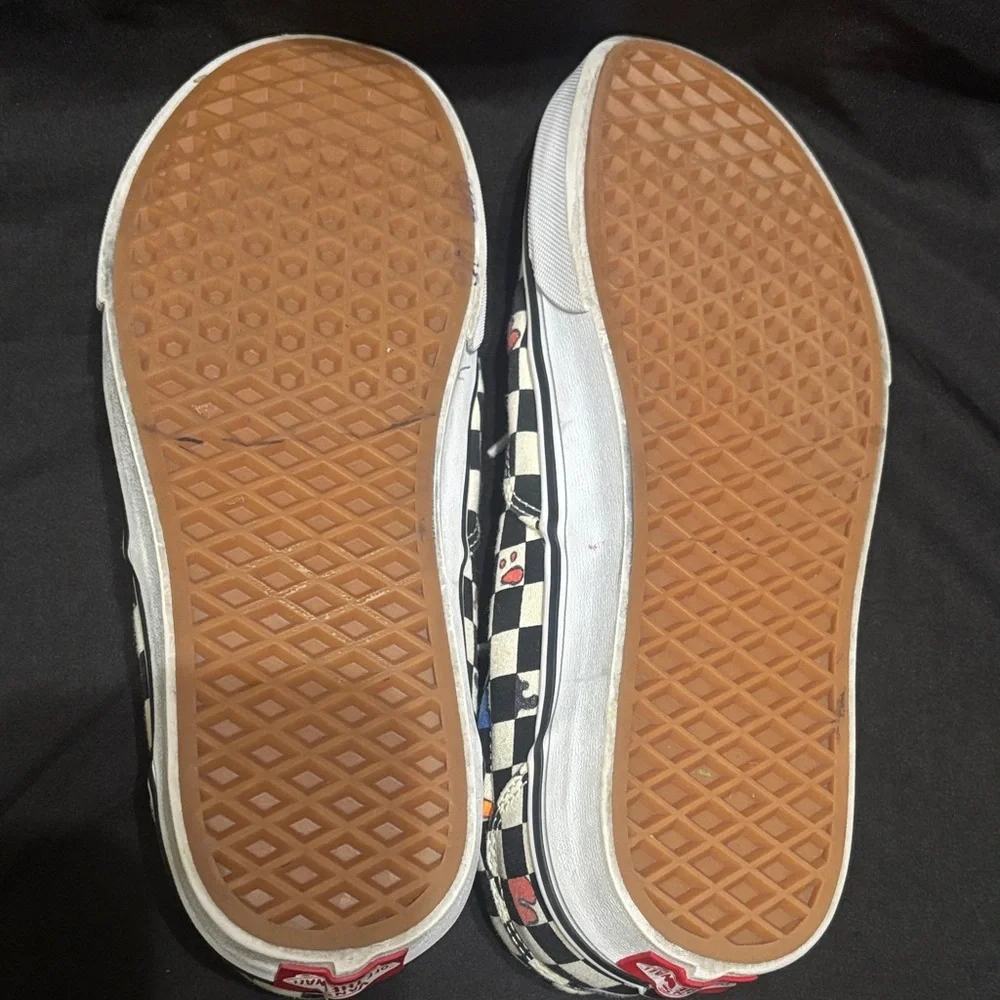 Vans Checkered Sneakers with Multicolor Accents Women’s size 7.5 - Picture 7 of 8